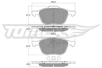 GOODYEAR 101024 Fren Balatası Ön MEAV6J/2K021/AA
