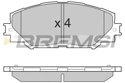 GOODYEAR 101032 Fren Balatası Ön 04465/12610
