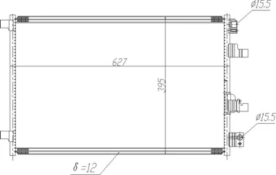 KALE 358755 Klıma Radyatörü 92100/BB50A