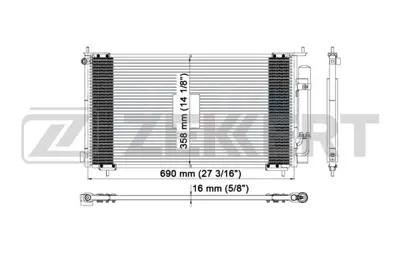 KALE 380400 Klıma Radyatörü 80101/SCA/A01