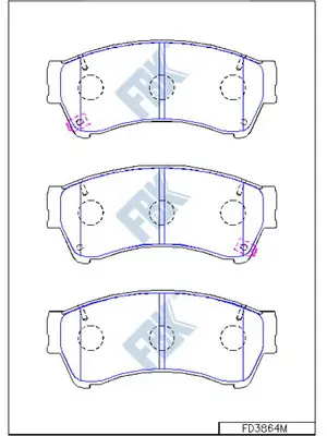 SANGSIN SP1475 Fren Balatası Ön GSYD/33/28ZA
