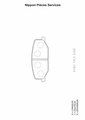 SANGSIN SP1540 Fren Balatası Ön 55200/81A10