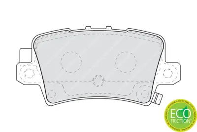 SANGSIN SP1570 Fren Balatası Arka 43022/SMG/E01
