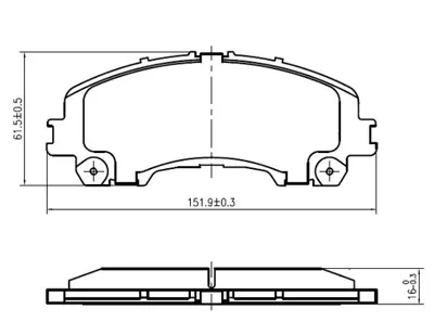 SANGSIN SP1714 Fren Balatası Ön D1060/4CC0A