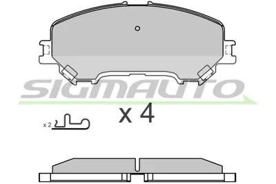 SANGSIN SP1715 Fren Balatası Ön D1060/4EA0A