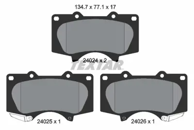 SANGSIN SP2033 Fren Balatası Ön 04465/0K360