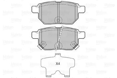 SANGSIN SP2094 Fren Balatası Arka 04466/12150