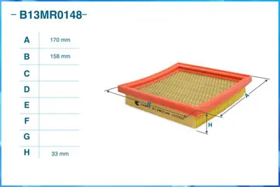 SAKURA A-1832 Hava Fıltresı 16546/41B00