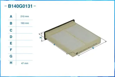 SAKURA CA-14040 Polen Fıltresı 95860/80J00