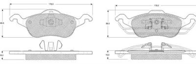 FORD T2K021 FCS Fren Balatası Ön ME98AJ/2K021/AJ