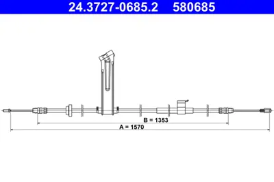 TURTEL 502-3269 El Fren Telı Arka Sol BK31/2A809/AD