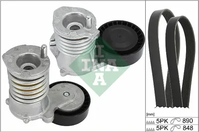 INA 529 0477 10 V Kayıs Setı 6M5Q/6A228/BA/KIT