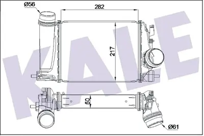 KALE 350970 Turbo Radyatörü 14461/4ED0A