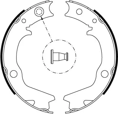 TRW GS8479 El Fren Balatası MN186303, MR391631, MR129854, MB950205, MR129855, MB668907, MB857295, MN102635, MR129856, MB950212