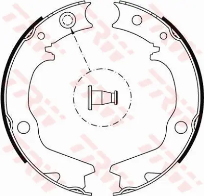 TRW GS8479 El Fren Balatası MN186303, MR391631, MR129854, MB950205, MR129855, MB668907, MB857295, MN102635, MR129856, MB950212