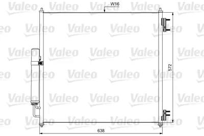 VALEO 814053 Kondenserlandroverrangerover LR035791