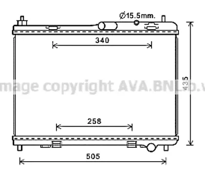 BEHR CR 2427 001S Su Radyatörü AE81/8005/AB