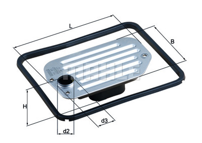 MAHLE HX 85D Sanzuman Yag Fıltresı 1F325433