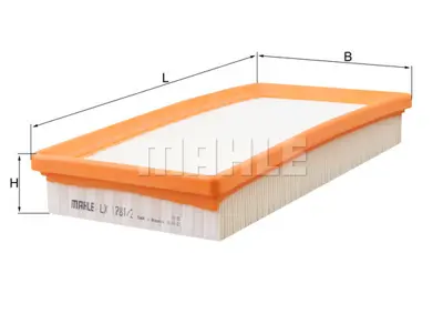 MAHLE LX1781/2 Hava Fıltresı 13717593250