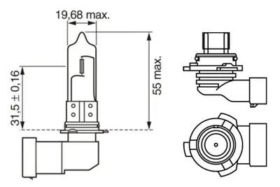 BOSCH 1987302153 Ampül N10130001