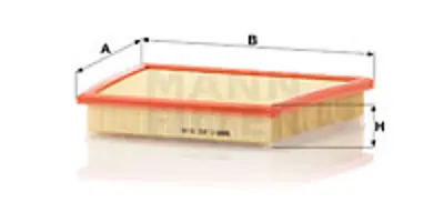 MANN FILTER C 22 018 Hava Fıltresı 13717619267