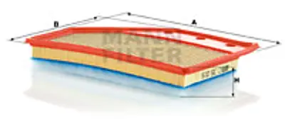 MANN FILTER C 35 015 Hava Fıltresı 23430313