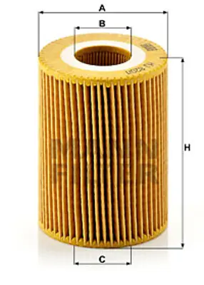MANN FILTER HU 820/1 Y Yag Fıltresı 5650375, 98018448