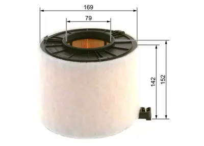 MANN FILTER C 17 011 Hava Fıltresı 8W0133843A