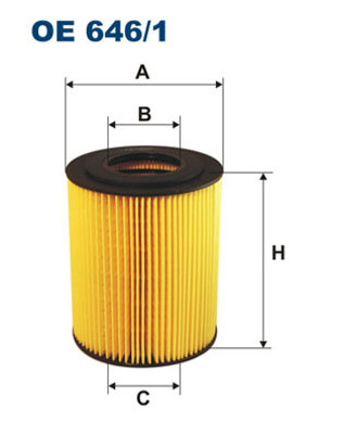 FILTRON OE 646/1 Yağ Fıltresı 51.05504/0098