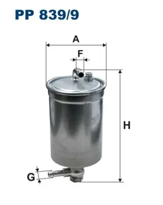 FILTRON PP 839/9 Yakıt Fıltresı 8E0127401C