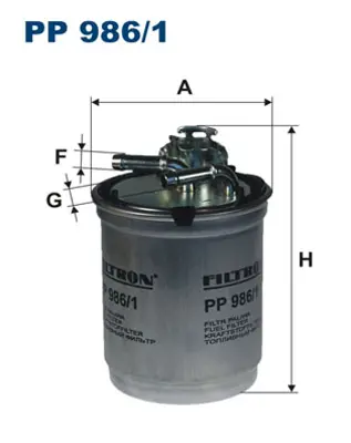 FILTRON PP 986/1 Yakıt Fıltresı 6Q0127401H
