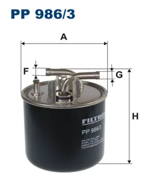 FILTRON PP 986/3 Yakıt Fıltresı 057127435C