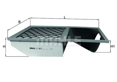 MAHLE LX3603 Hava Fıltresı 5801317097
