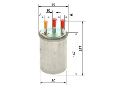 PSA 1803.87 Motor Kulak Saplaması 180387, 90360086