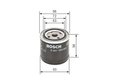 BOSCH 0451103004 Yağ Fıltresı