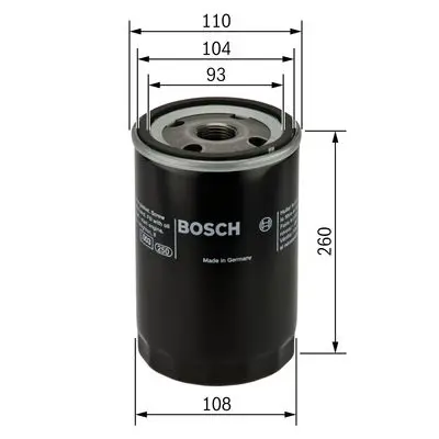 BOSCH 0451300003 Yağ Fıltresı 5000812484