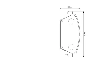 BOSCH 0986424791 Fren Balatası Ön 41060/4U127