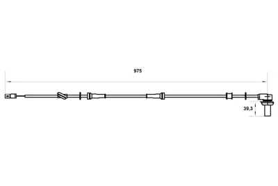 BOSCH 0986594005 Abs Sensörü Arka 8D0927807C