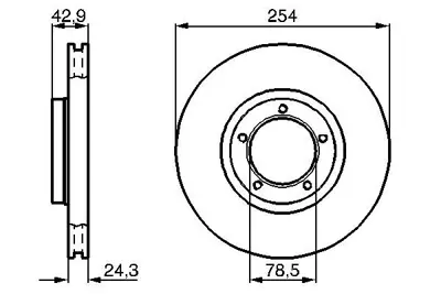 GOODYEAR 103024 Fren Dıskı Ön 95VX/1125/AA