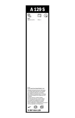 BOSCH 3397014129 Silecek  Süpürgesı Ön Takım 5801607103