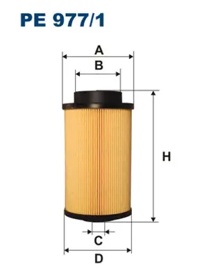 FILTRON PE 977/1 Yakıt Fıltresı 51.12503/0061