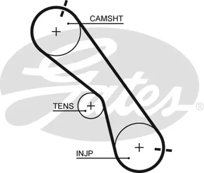 GATES K025560XS Triger Setı 13568/39015/13505/67041/13540/67020