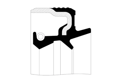 SKT 047652 Aks Keçesı Arka 92VB/1175/BA