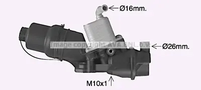 BROM VW5020 YAĞ SOGUTUCUSU KOMPLE GOLF5 6-PASSAT-JETTA-A3-A4-A6 2.0 FSI 2.0 TS