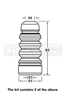 FKK 6100 SÜSPANSİYON TAKOZU ARKA ACCENT ERA 06 -> GETZ 02 ->