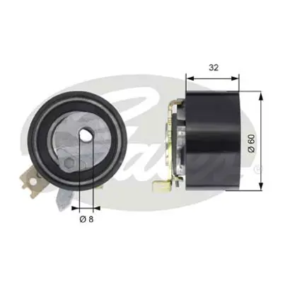 GATES T43014 GERGİ KÜTÜĞÜ T43014 KANGO (05-) 1.5 DCI MEGANE-II 1.5 DCI