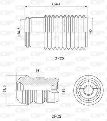 IMPOL 2128 SÜSPANSİYON TAKOZU ÖN 2128 BRAVA BRAVO-I MAREA TIPO TEMPRA