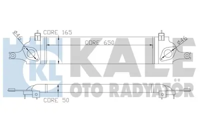 KALE 342350 TURBO RADYATÖRÜ 342350 QASHQAI 1.5 DCI 2.0 DCI 07->