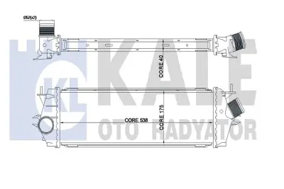 MAIS 8200411160 TURBO RADYATÖRÜ 8200411160 TRAFIK-II 2.0 DCI M9R