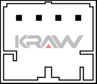M-CAR AN-428 CAM ANAHTARI ARKA SOL AN428 POLO  TEKLİ